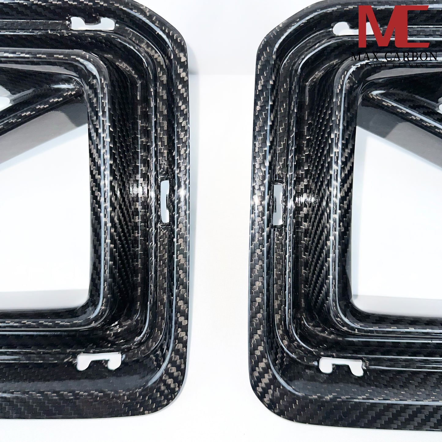 MAX CARBON Dry Carbon Kühlergrill Nieren Ersatz Gitter passend für BMW M2 G87 inkl. LCI SQ Style