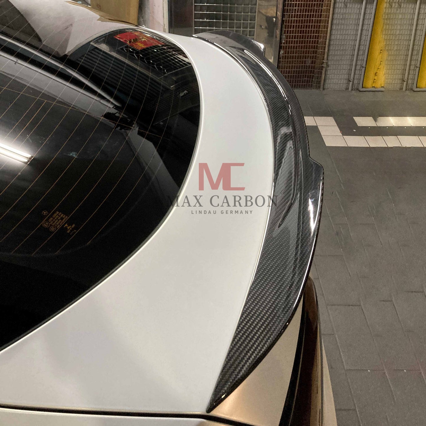 MAX CARBON Performance Spoiler Rear Spoiler Lip for Mercedes Benz GLC Class C253 AMG GLC63 GLC43