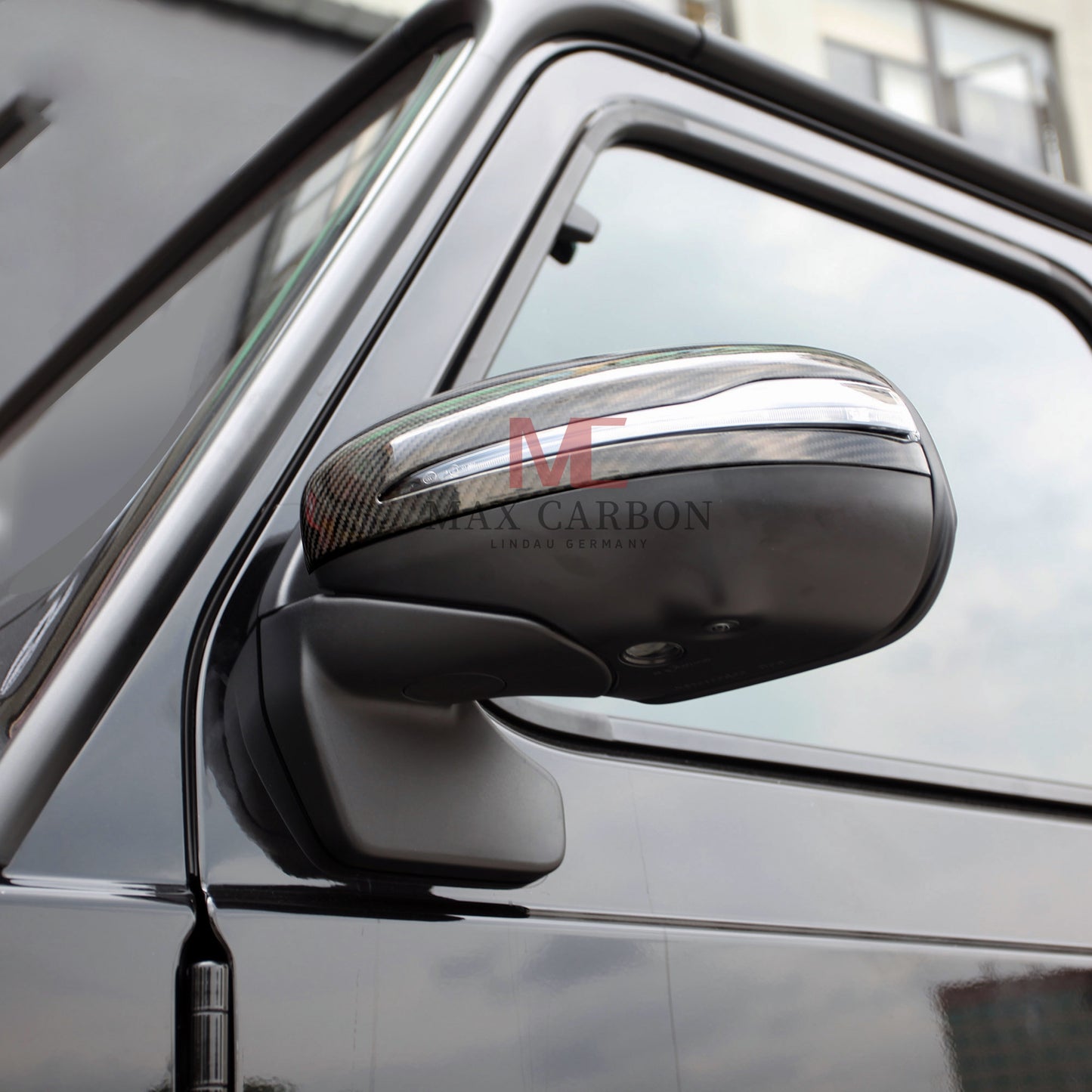 MC MAX CARBON Performance Mirror Caps Housing Dry Carbon for Mercedes G Class W464 GLS GLE