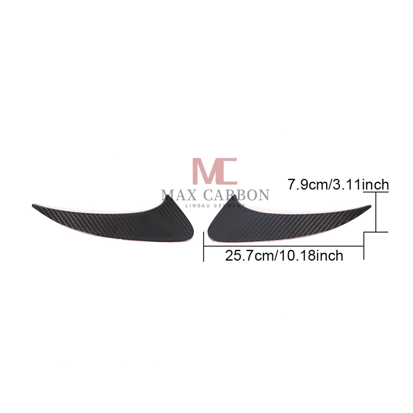 MC MAX CARBON Performance Rear Bumper Canards for Mercedes Benz CLA W118 X118 CLA250 CLA35 AMG