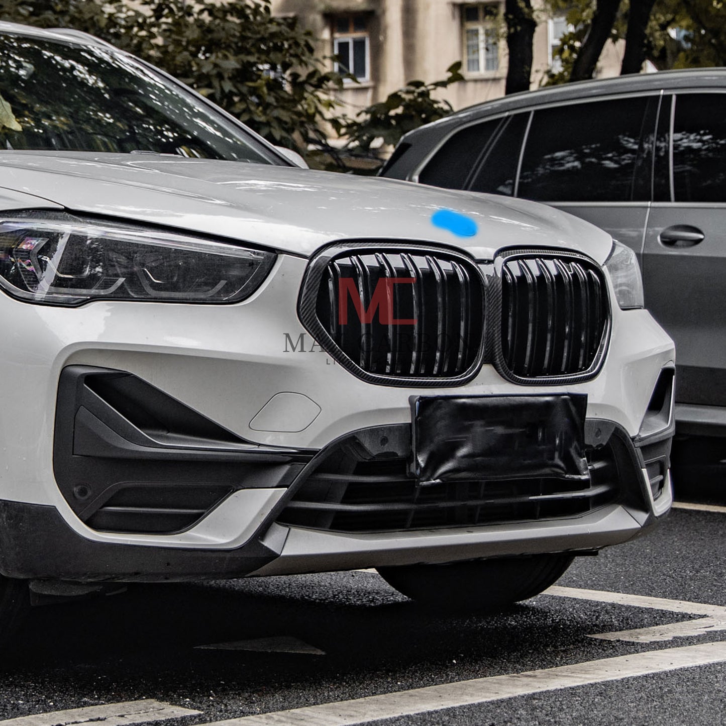 MC MAX CARBON Performance Grille Grill Replacement for BMW X1 F48