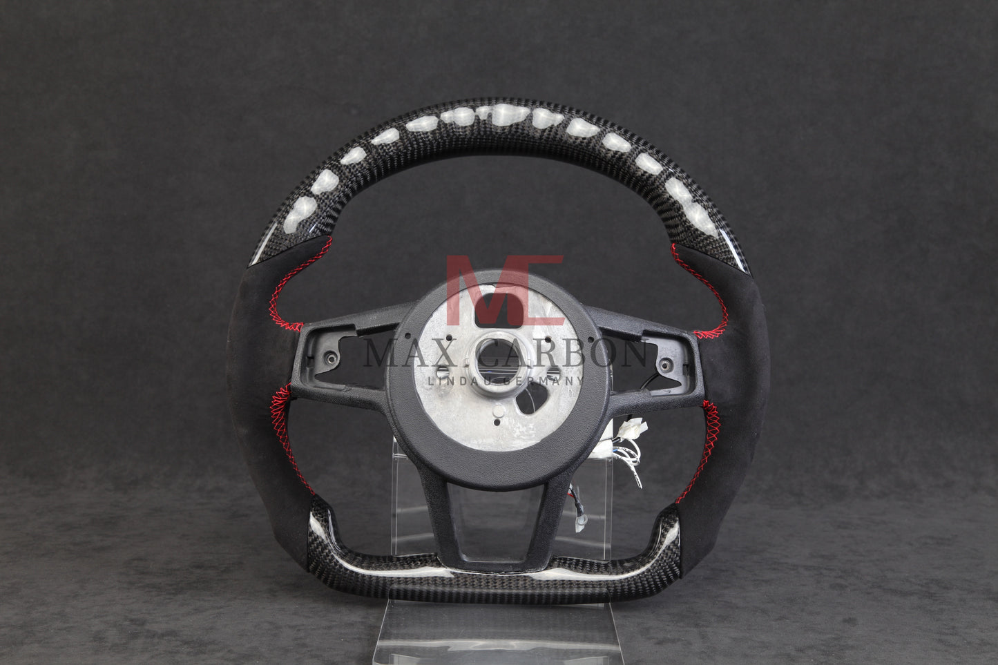 MC MAX CARBON Performance Dry Carbon Smart Steering Wheel LED Sport for Audi R8 4S