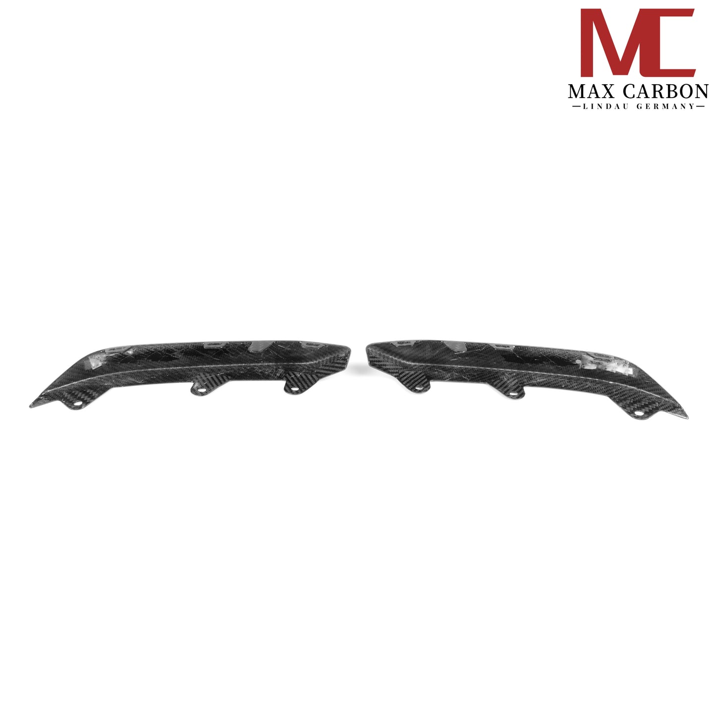 MAX CARBON Dry Carbon Front Lip Flaps Replacement for BMW M8 F91 F92 F93