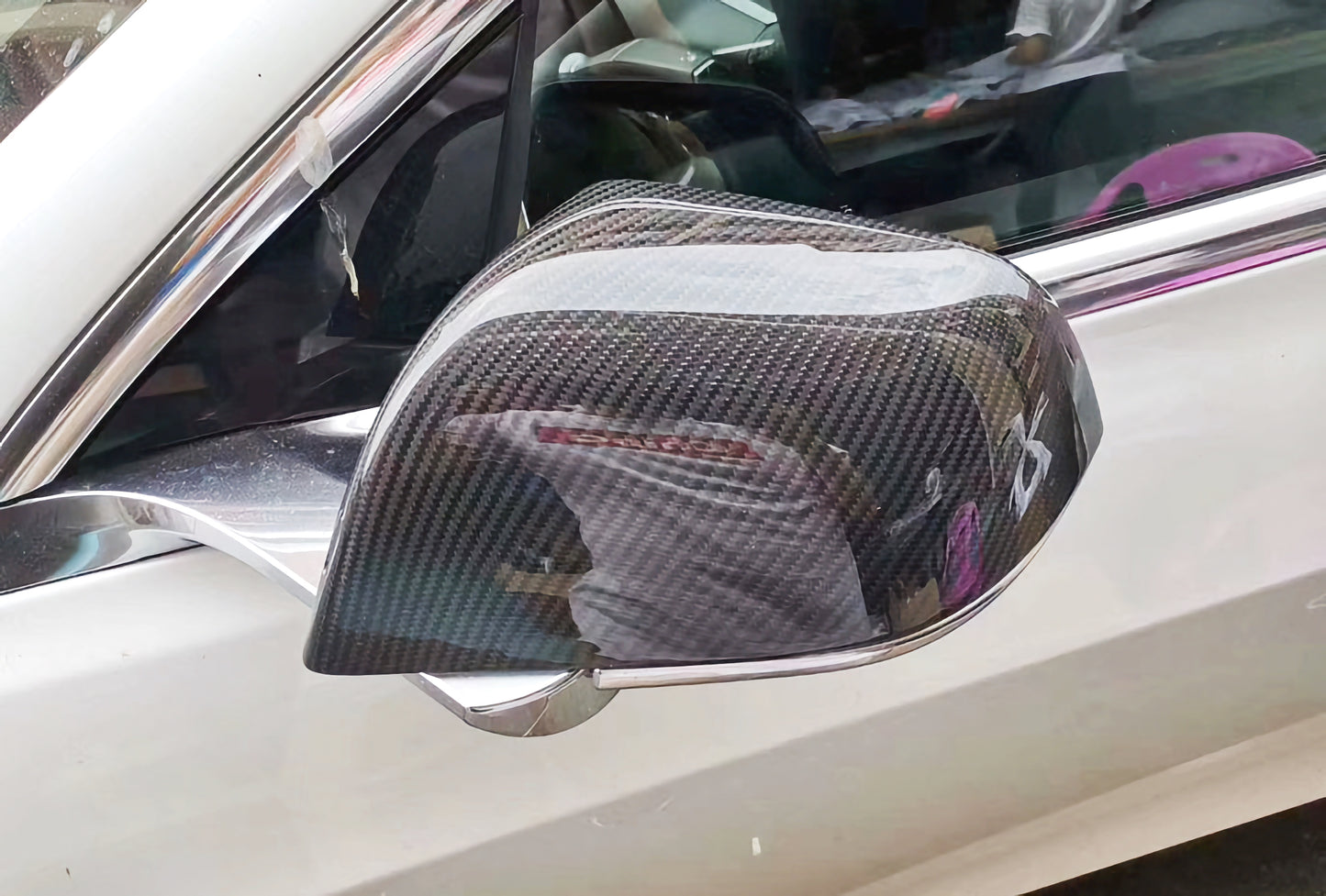 MC MAX CARBON Performance mirror caps for Tesla Model Y
