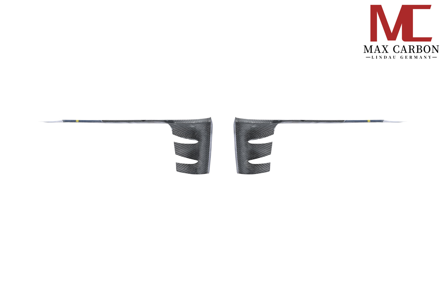 MAX CARBON DRY CARBON front bumper covers air intake covers for Porsche Cayenne 9YA Facelift