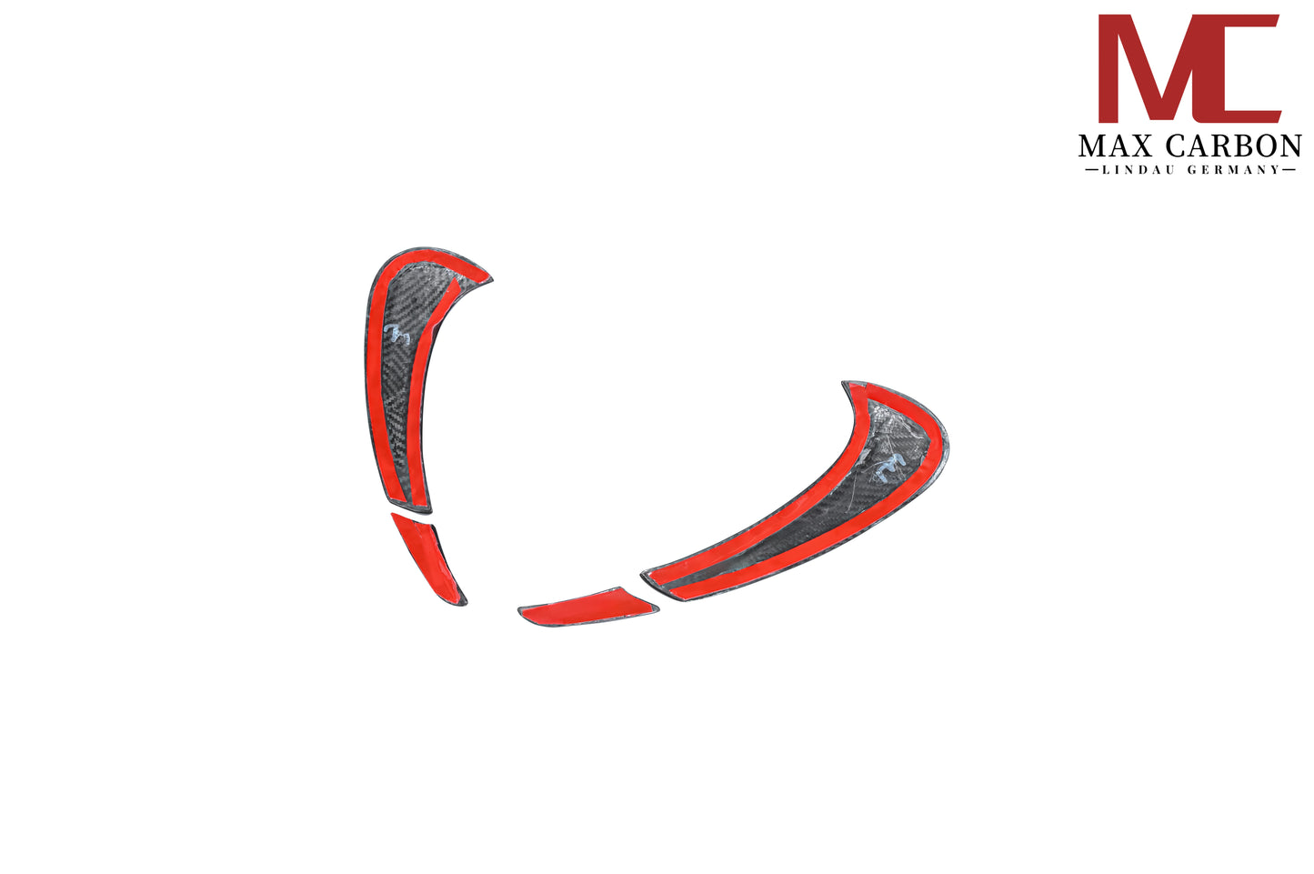 MAX CARBON DRY Carbon Front Covers Headlight Fender Covers for Porsche Cayenne S GTS 9YA .2