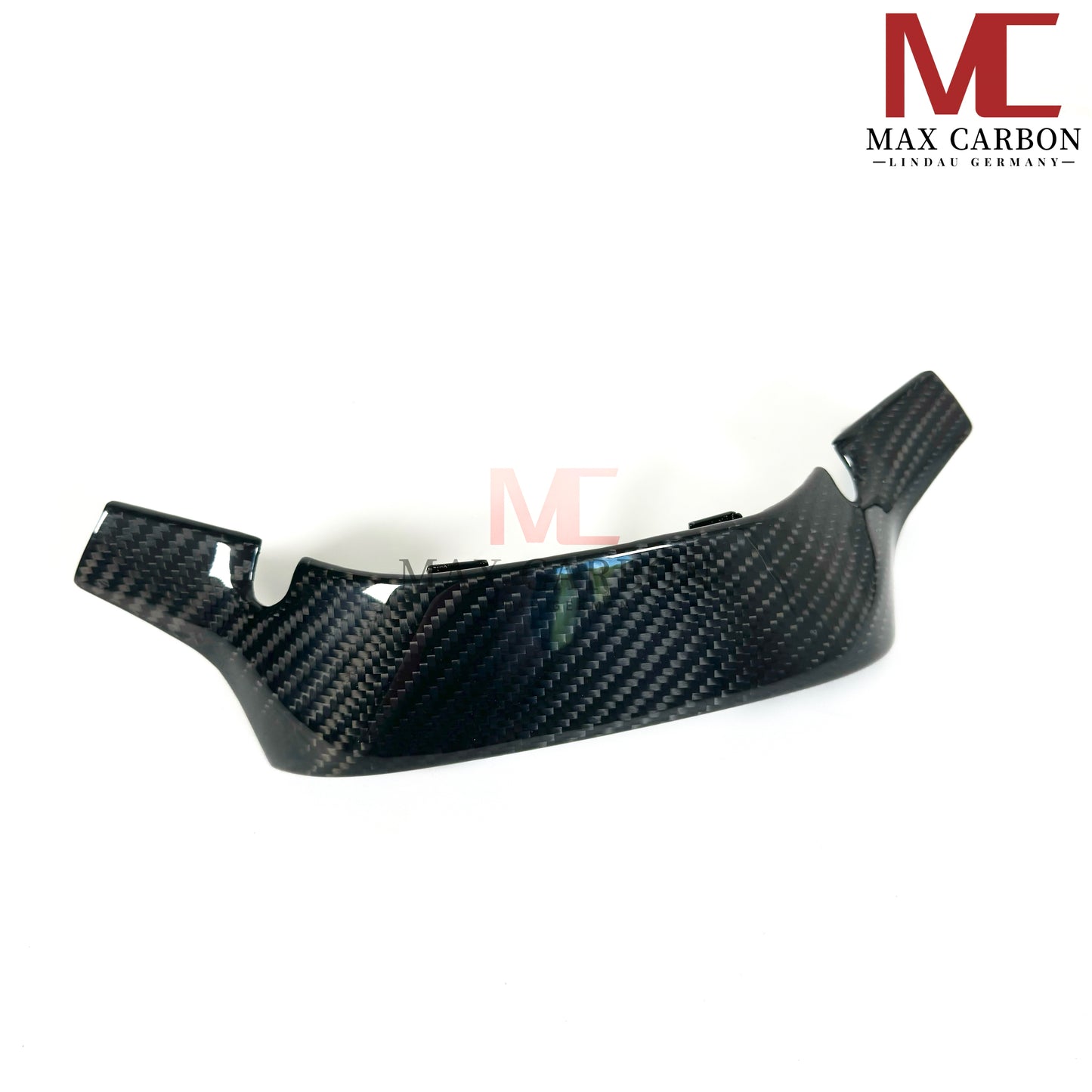MAX CARBON Dry Carbon Prepreg Steering Wheel Upper Cover Clasp Replacement for BMW M2 G87 M3 G80 G81 M4 G82 G83 M5 F90 M8 F92 F93 F91 X3M F97 X4M F98 X5M F95 X6M F96 XM