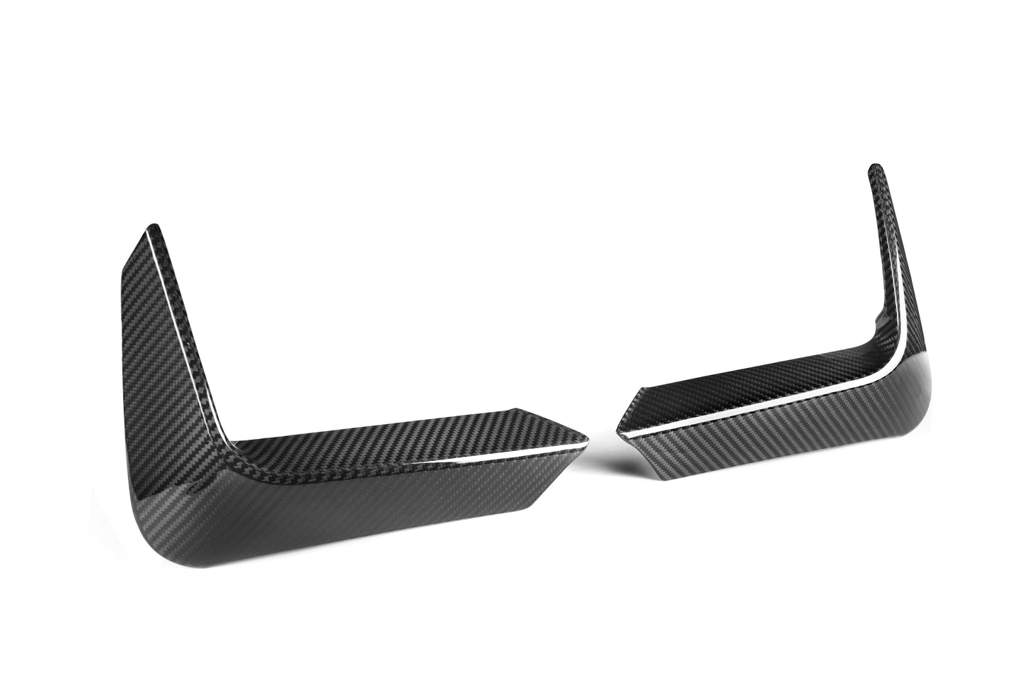 MAX CARBON Performance set of covers rear lower spoiler attachment for BMW M3 F80 M4 F82 F83