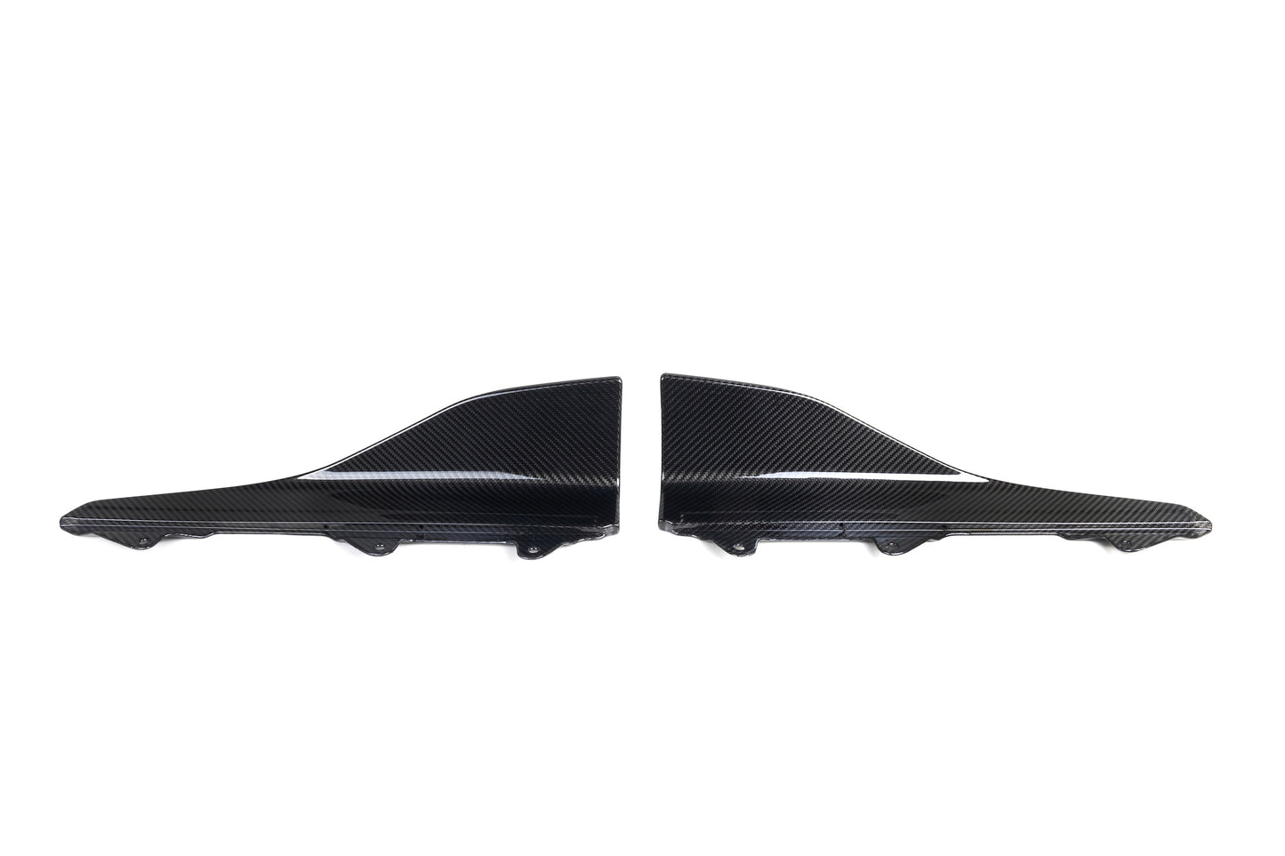 MAX CARBON Dry Carbon Prepreg Side Flaps Side Skirts fits for BMW M2 F87 M2C M2CS