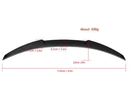 MAX CARBON PERFORMANCE REAR SPOILER TAIL LIP suitable for BMW M4 F82