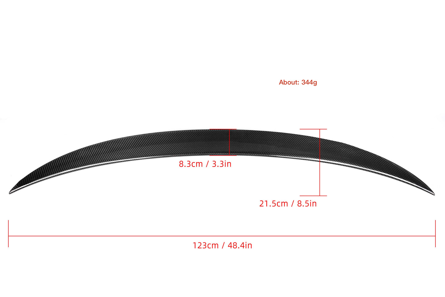 MAX CARBON Performance rear spoiler spoiler for BMW M3 F80 3 Series F30