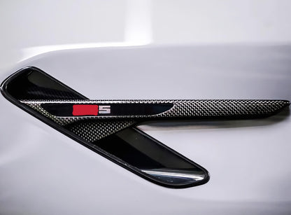 MAX CARBON Performance Mudguard Air Intakes Gills Fender Trim for BMW M5 F90