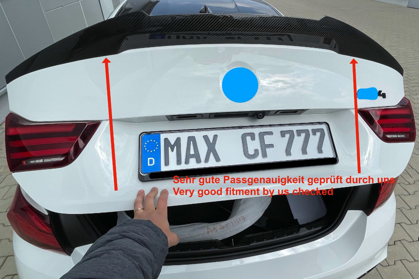 MAX CARBON Performance rear spoiler rear lip for BMW M4 F82