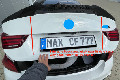 MAX CARBON Performance rear spoiler rear lip for BMW M4 F82