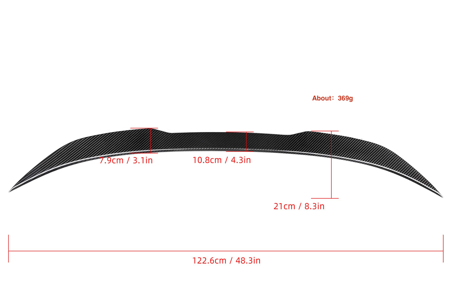 MAX CARBON Performance rear spoiler spoiler for BMW M3 F80 3 Series F30