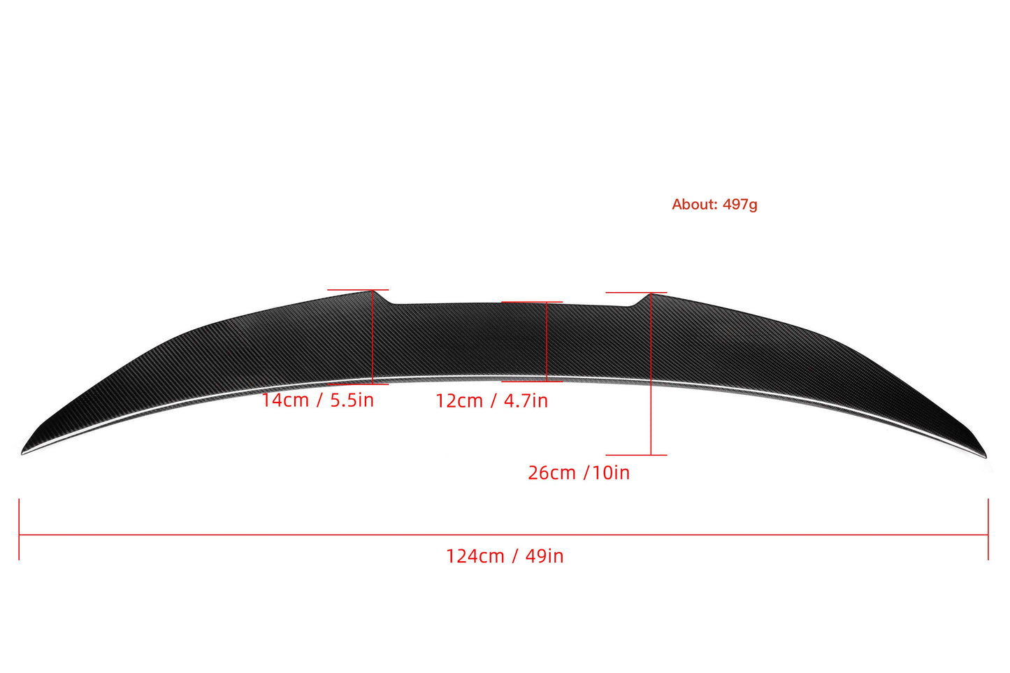 MAX CARBON Performance rear spoiler spoiler for BMW M3 F80 3 Series F30