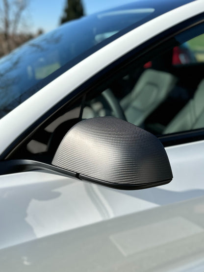 MC MAX CARBON Performance mirror caps for Tesla Model Y