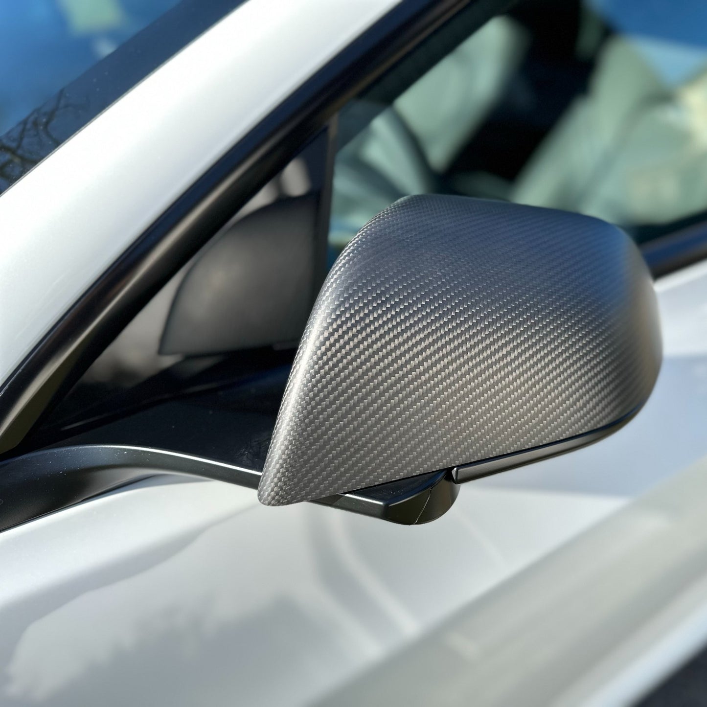 MC MAX CARBON Performance mirror caps for Tesla Model Y