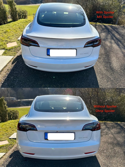 MAX CARBON Performance tear-off edge lip rear spoiler for TESLA MODEL 3