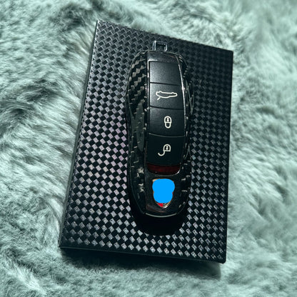 MAX CARBON Premium key shell replacement suitable for Porsche 911 Cayenne Macan 718 Panamera Cayman Boxster 