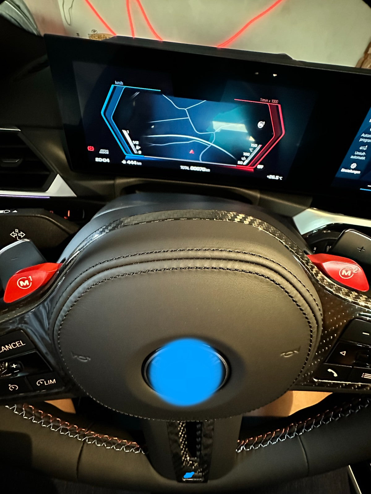 MAX CARBON Performance Steering Wheel Cover Cover for BMW M2 M3 M4 M5 M8 X3M X4M X5M X6M X7M XM