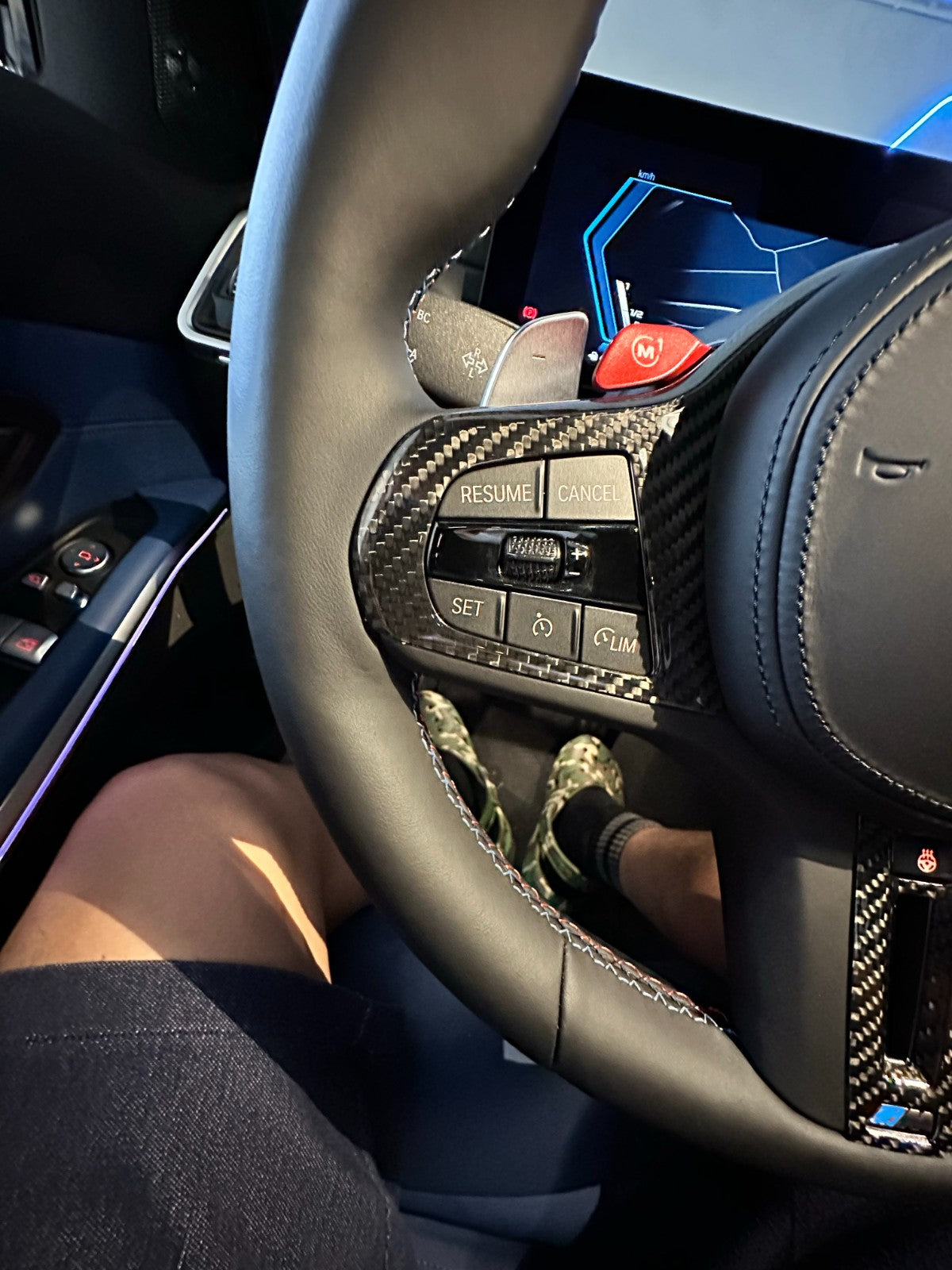 MAX CARBON Performance Steering Wheel Cover Cover for BMW M2 M3 M4 M5 M8 X3M X4M X5M X6M X7M XM