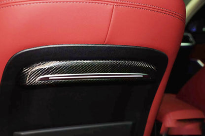 MAX CARBON Performance seat 2 pieces cover set for BMW G01 G02 G05 G06 G20 G21 G22 G23 G26 with LED on seat