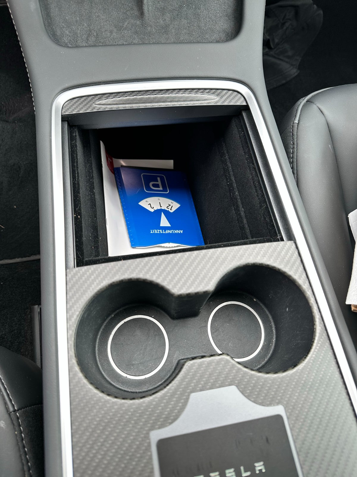 MAX CARBON Performance center console trim attachment cover set for TESLA MODEL 3 MODEL Y