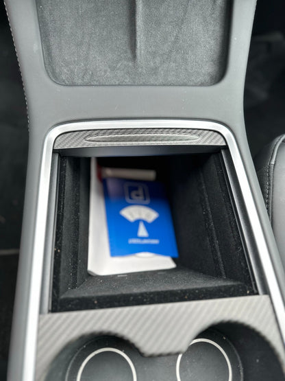 MAX CARBON Performance center console trim attachment cover set for TESLA MODEL 3 MODEL Y