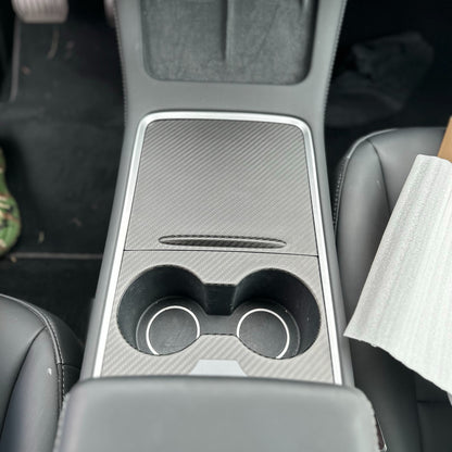 MAX CARBON Performance center console trim attachment cover set for TESLA MODEL 3 MODEL Y