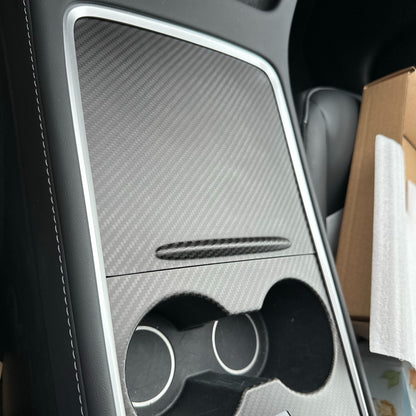 MAX CARBON Performance center console trim attachment cover set for TESLA MODEL 3 MODEL Y