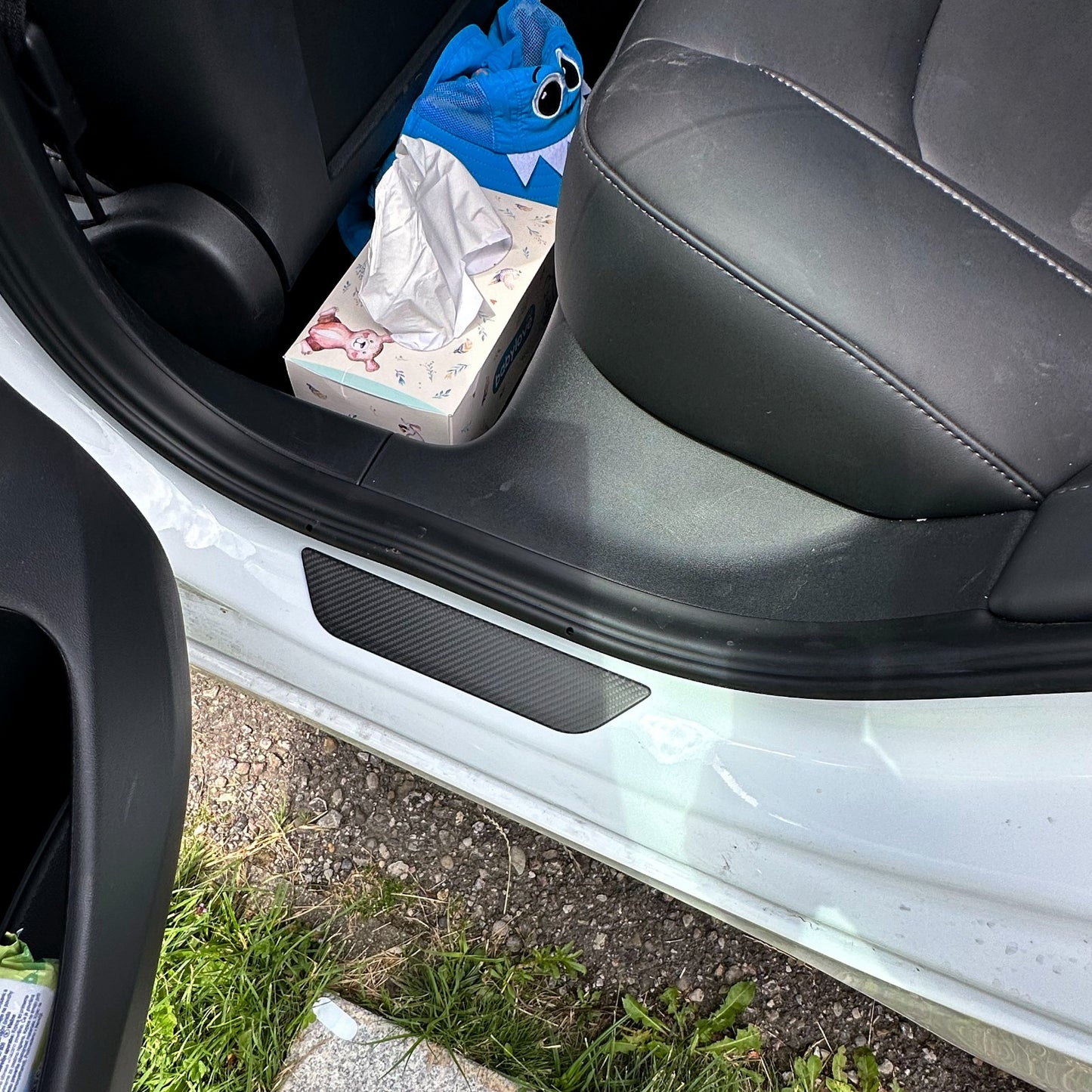 MAX CARBON Performance DOOR door sill trim attachment in a set for TESLA MODEL 3 MODEL Y