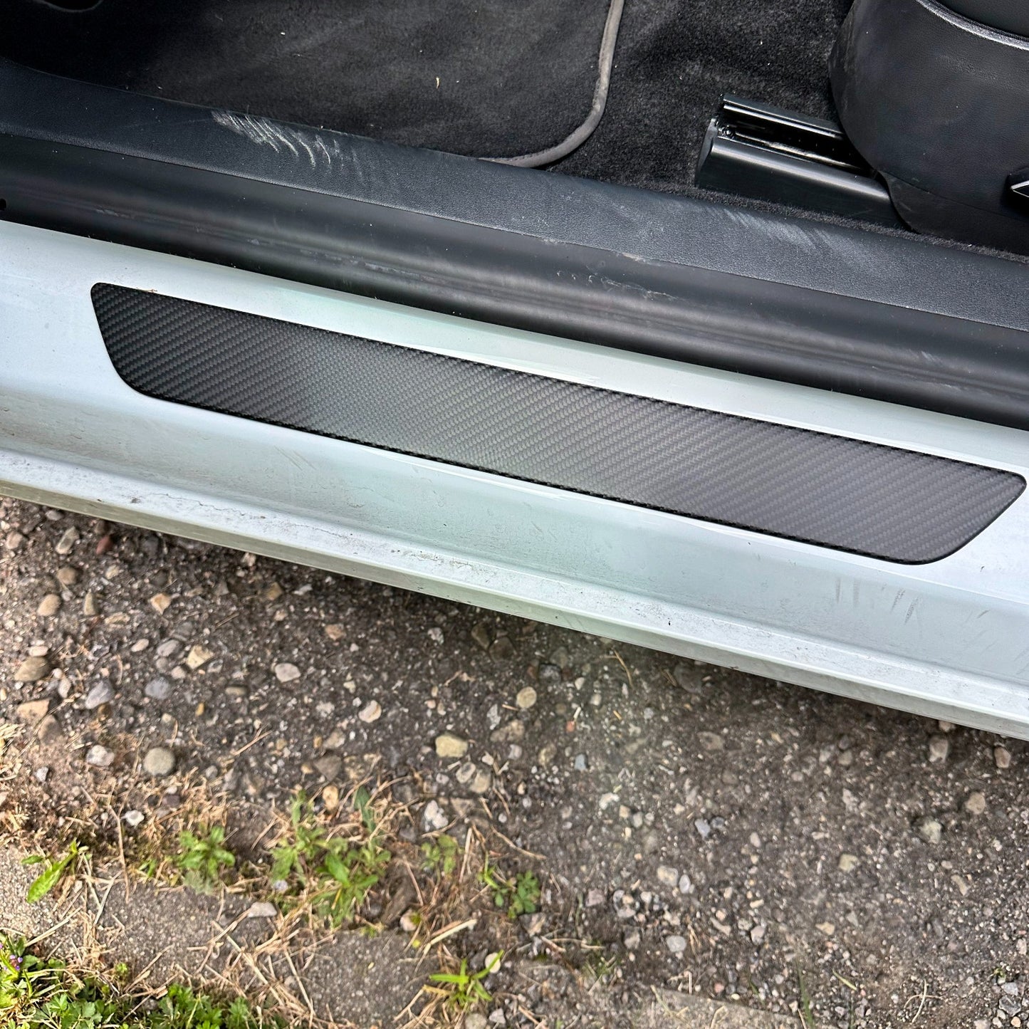 MAX CARBON Performance DOOR door sill trim attachment in a set for TESLA MODEL 3 MODEL Y