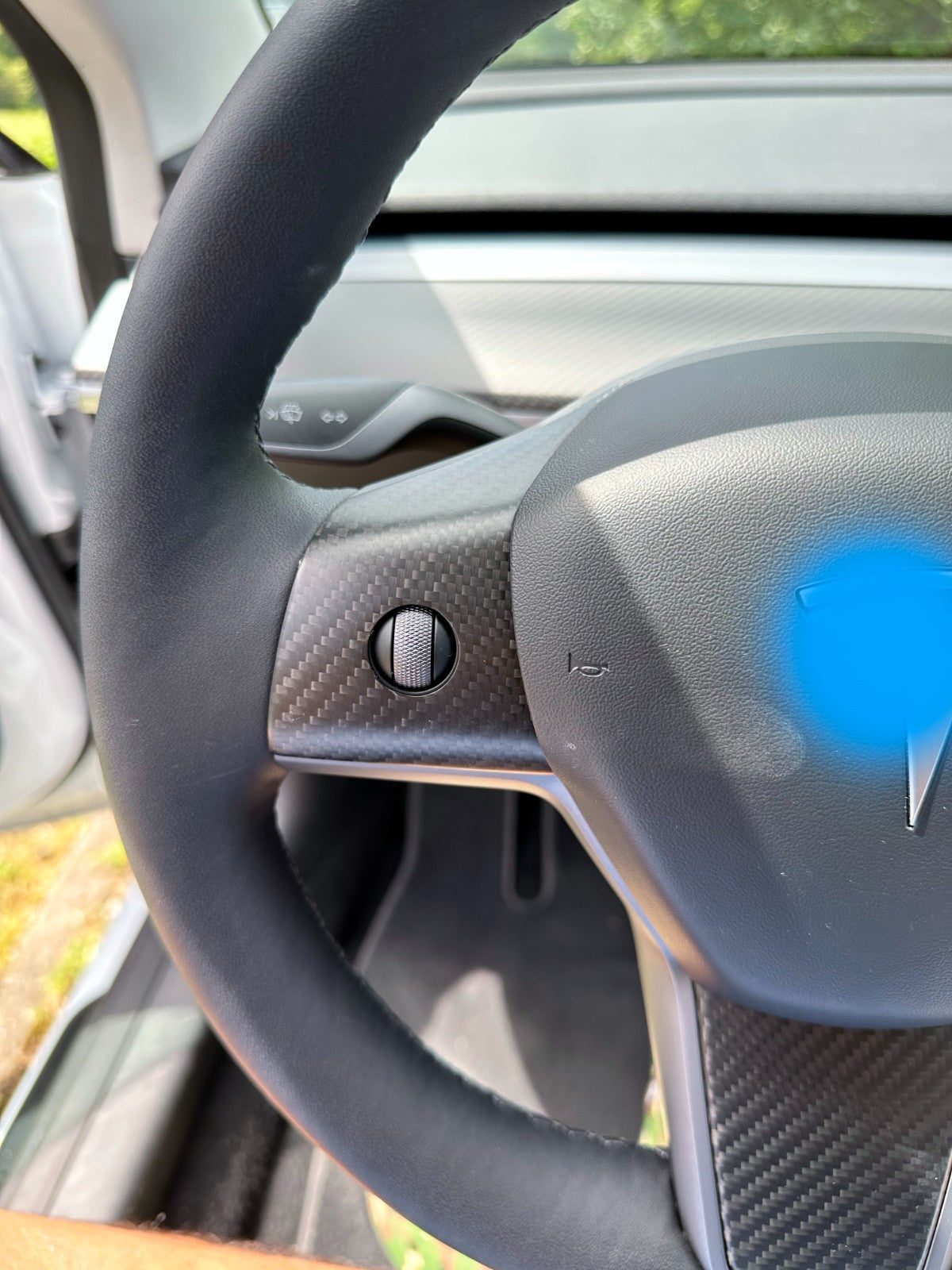 MAX CARBON Performance steering wheel covers Performance in a set for TESLA MODEL 3 MODEL Y