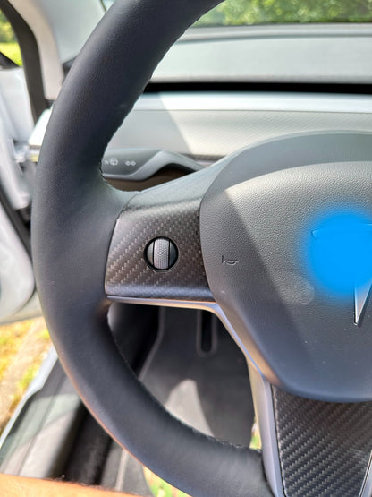 MAX CARBON Performance steering wheel covers Performance in a set for TESLA MODEL 3 MODEL Y