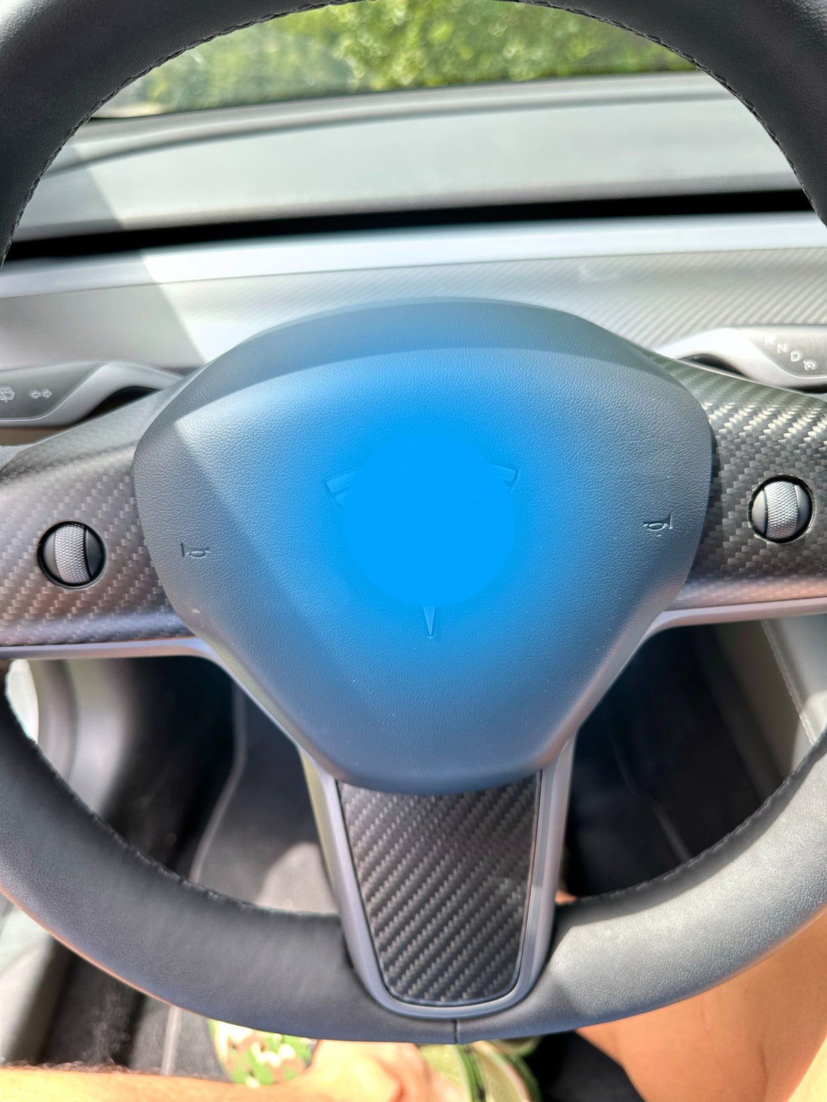 MAX CARBON Performance steering wheel covers Performance in a set for TESLA MODEL 3 MODEL Y