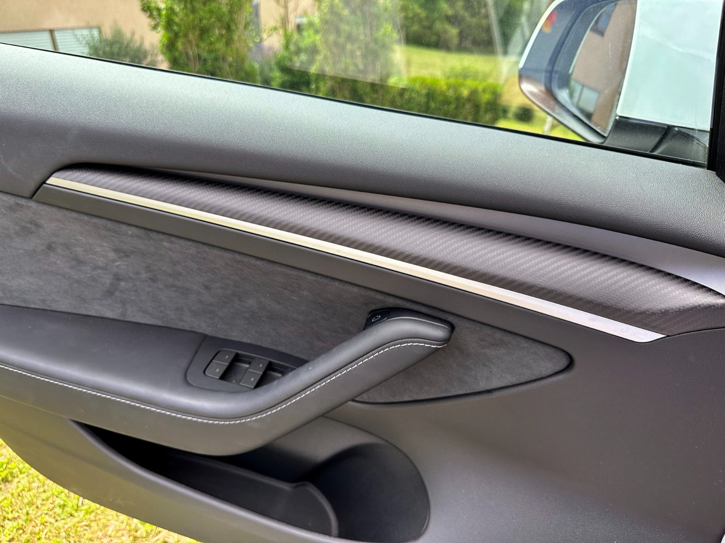 MAX CARBON Performance door panel door trim cover set for TESLA MODEL 3 MODEL Y