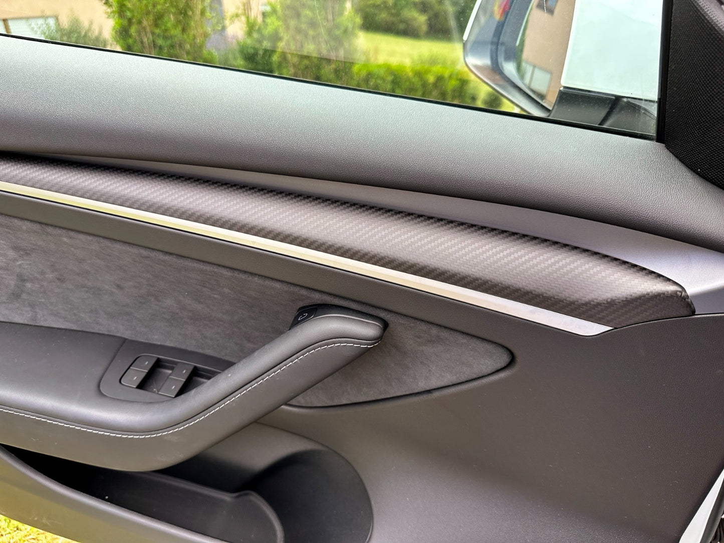 MAX CARBON Performance door panel door trim cover set for TESLA MODEL 3 MODEL Y