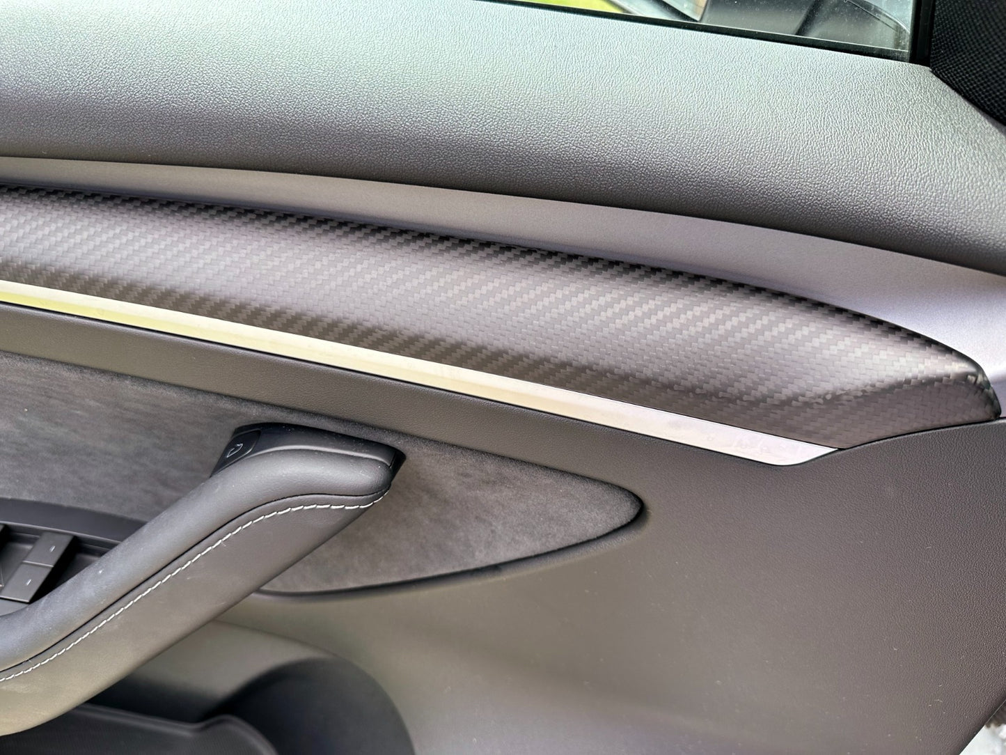 MAX CARBON Performance door panel door trim cover set for TESLA MODEL 3 MODEL Y
