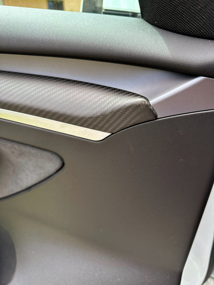 MAX CARBON Performance door panel door trim cover set for TESLA MODEL 3 MODEL Y