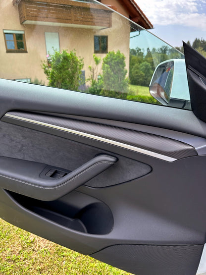 MAX CARBON Performance door panel door trim cover set for TESLA MODEL 3 MODEL Y