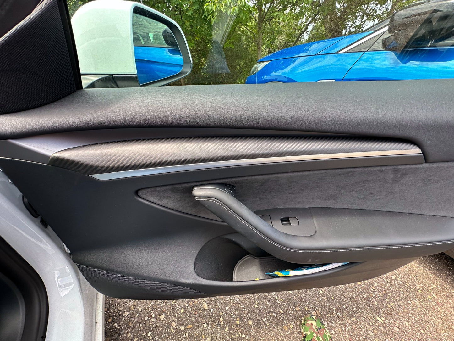 MAX CARBON Performance door panel door trim cover set for TESLA MODEL 3 MODEL Y