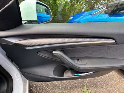 MAX CARBON Performance door panel door trim cover set for TESLA MODEL 3 MODEL Y