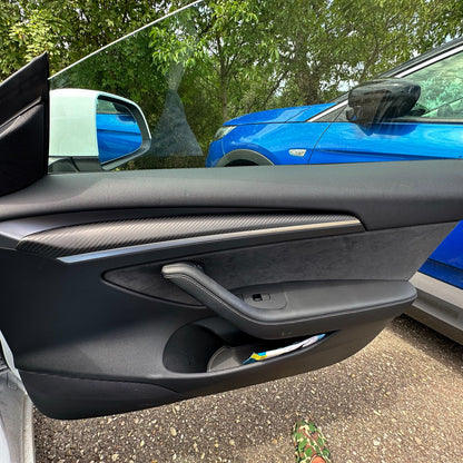 MAX CARBON Performance door panel door trim cover set for TESLA MODEL 3 MODEL Y