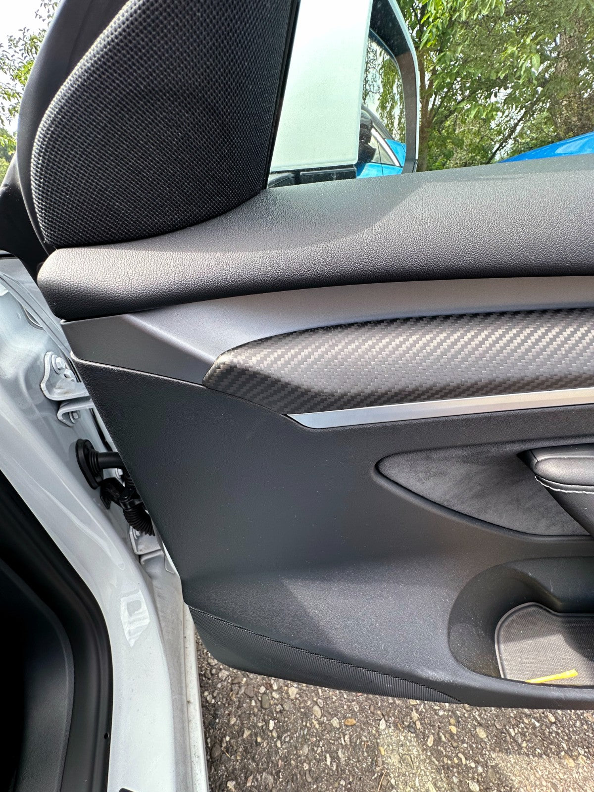 MAX CARBON Performance door panel door trim cover set for TESLA MODEL 3 MODEL Y