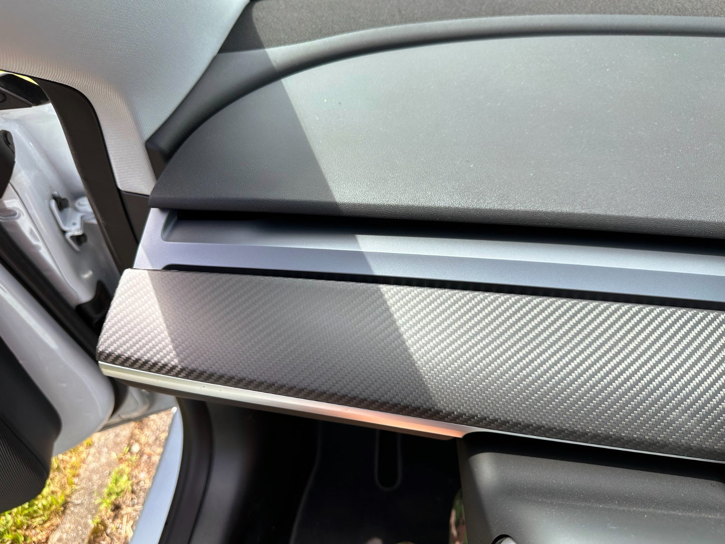 MAX CARBON Performance dashboard cover panels in a set for TESLA MODEL 3 MODEL Y