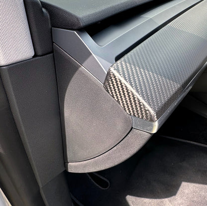 MAX CARBON Performance dashboard cover panels in a set for TESLA MODEL 3 MODEL Y