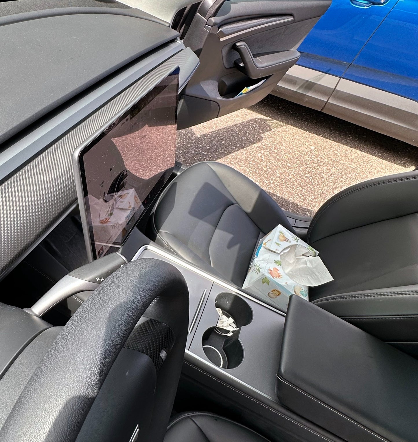 MAX CARBON Performance dashboard cover panels in a set for TESLA MODEL 3 MODEL Y