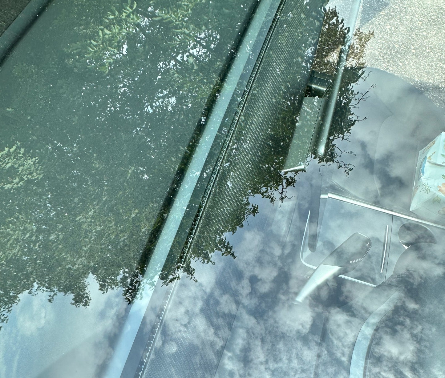 MAX CARBON Performance dashboard cover panels in a set for TESLA MODEL 3 MODEL Y