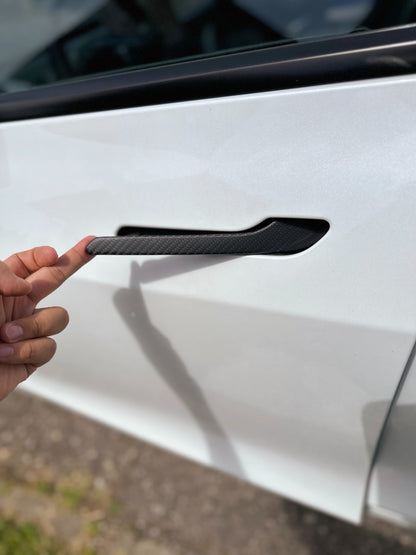 MAX CARBON Performance door panel door trim door handle set for TESLA MODEL 3 MODEL Y